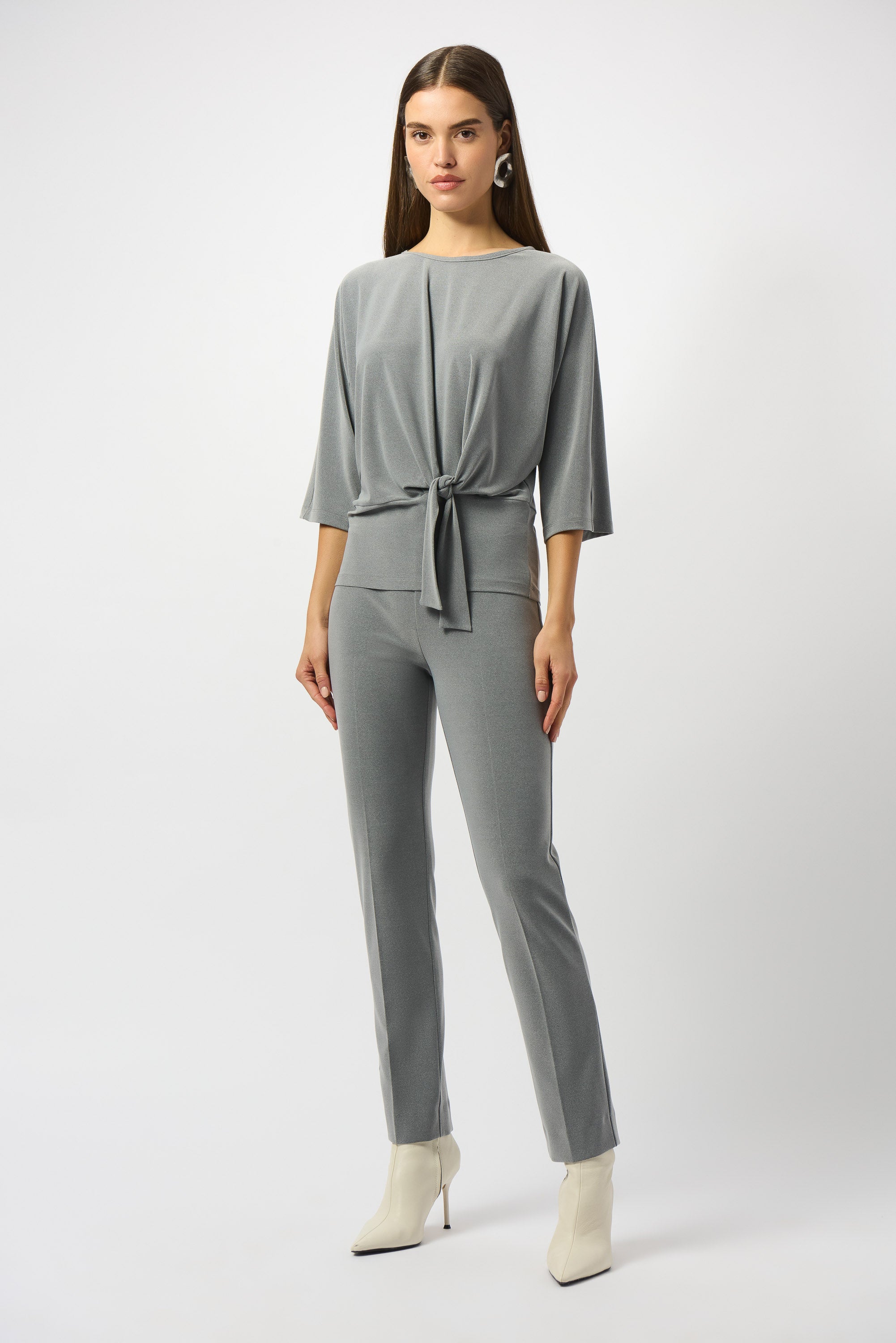 JOSEPH RIBKOFF TOP STYLE 253304 COLOUR GREY MELANGE