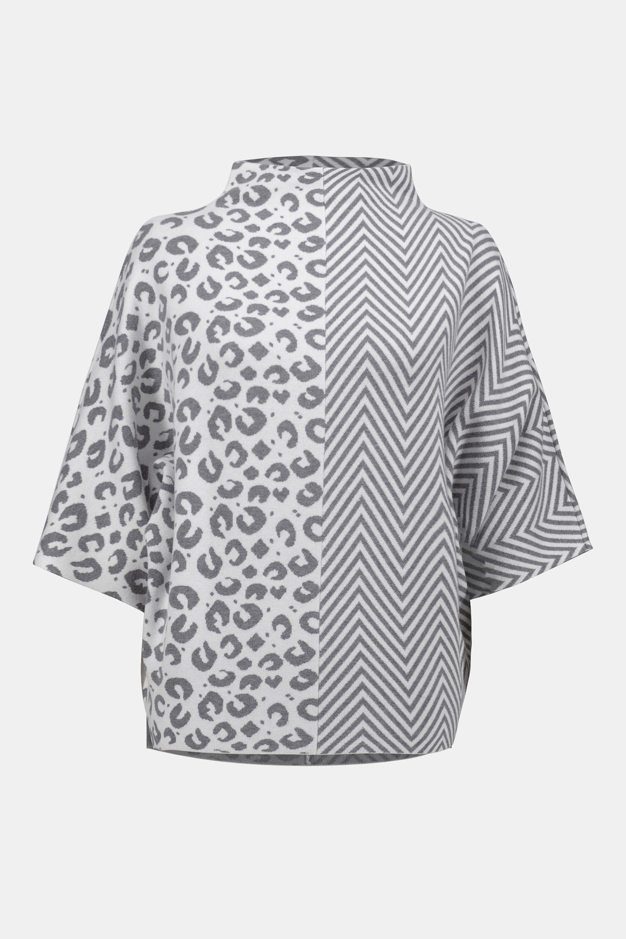 JOSEPH RIBKOFF TOP STYLE 253981 COLOUR VANILLA/GREY