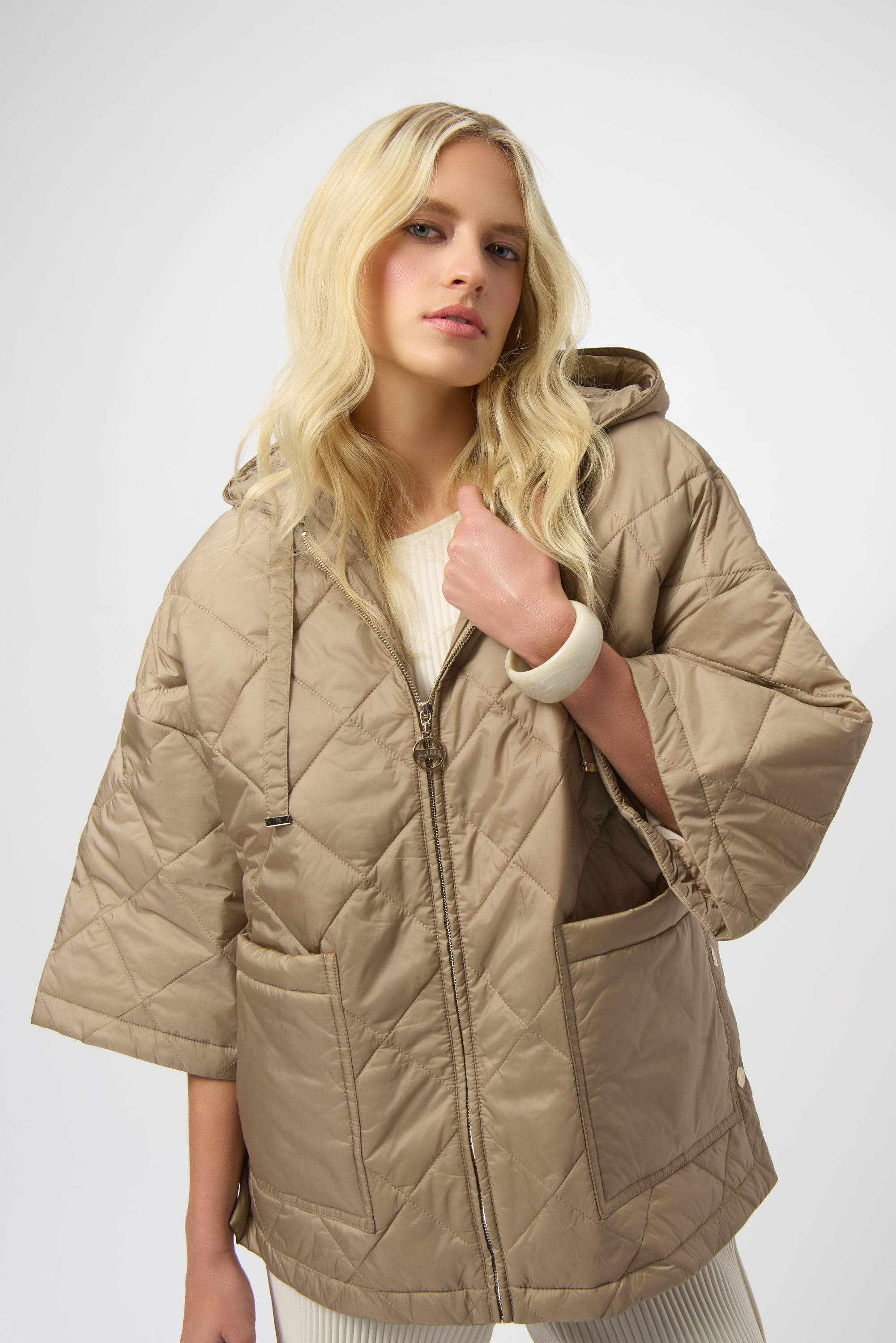 JOSEPH RIBKOFF COAT STYLE 254914 COLOUR GOLD