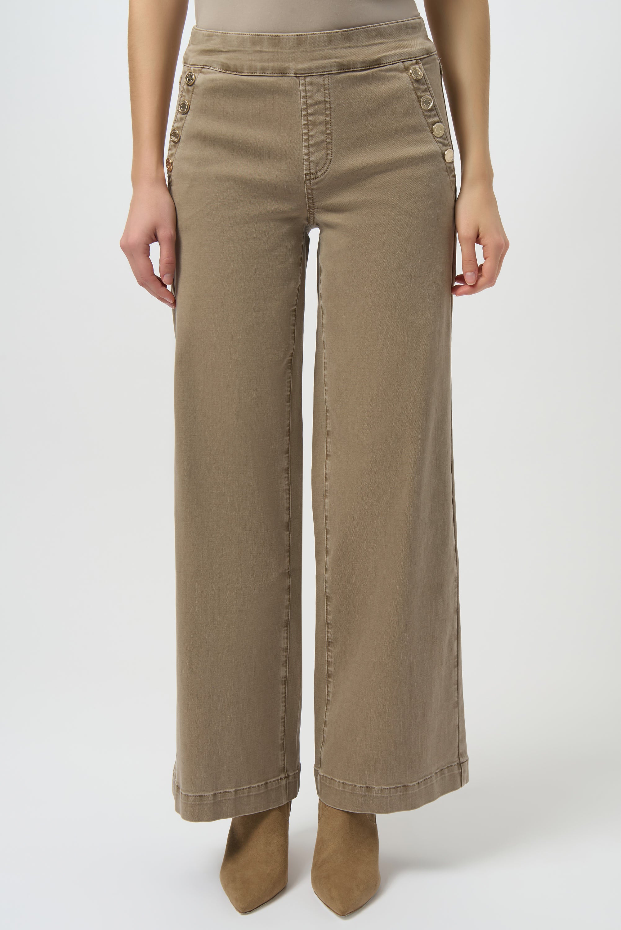 JOSEPH RIBKOFF PANT STYLE 254919 COLOUR FAWN