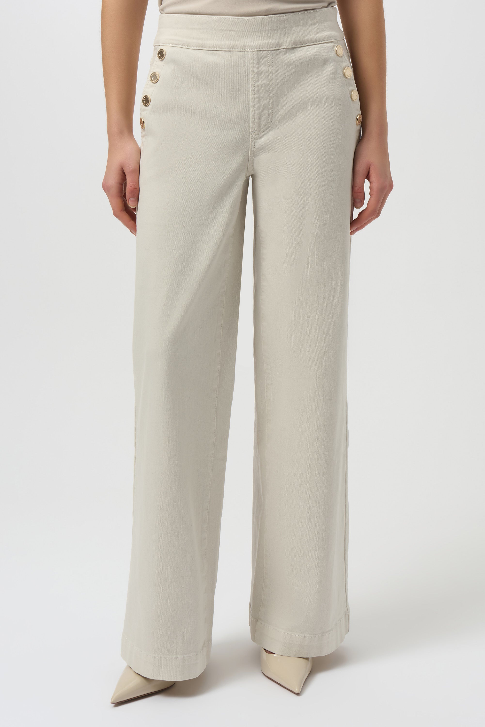 JOSEPH RIBKOFF PANT STYLE 254919 COLOUR BIRCH