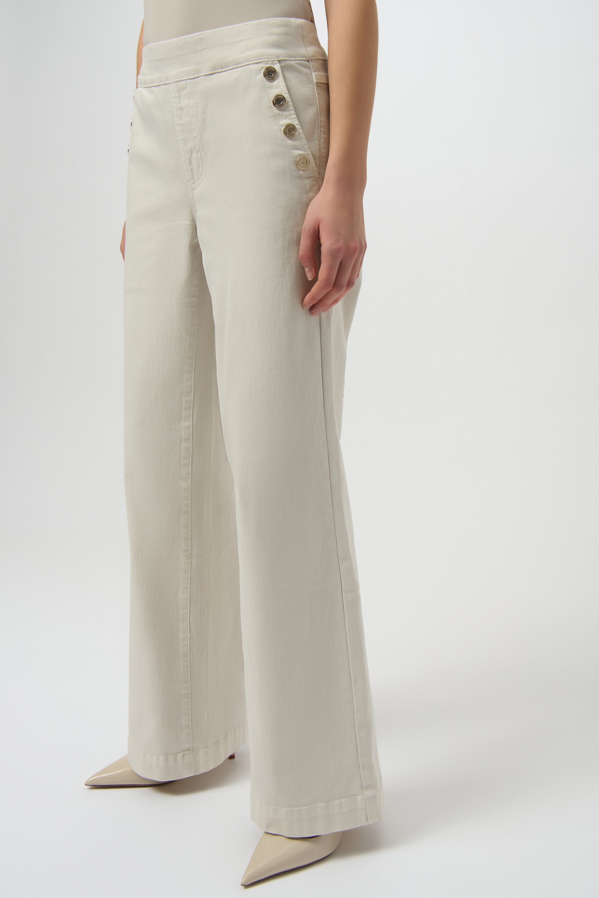 JOSEPH RIBKOFF PANT STYLE 254919 COLOUR BIRCH