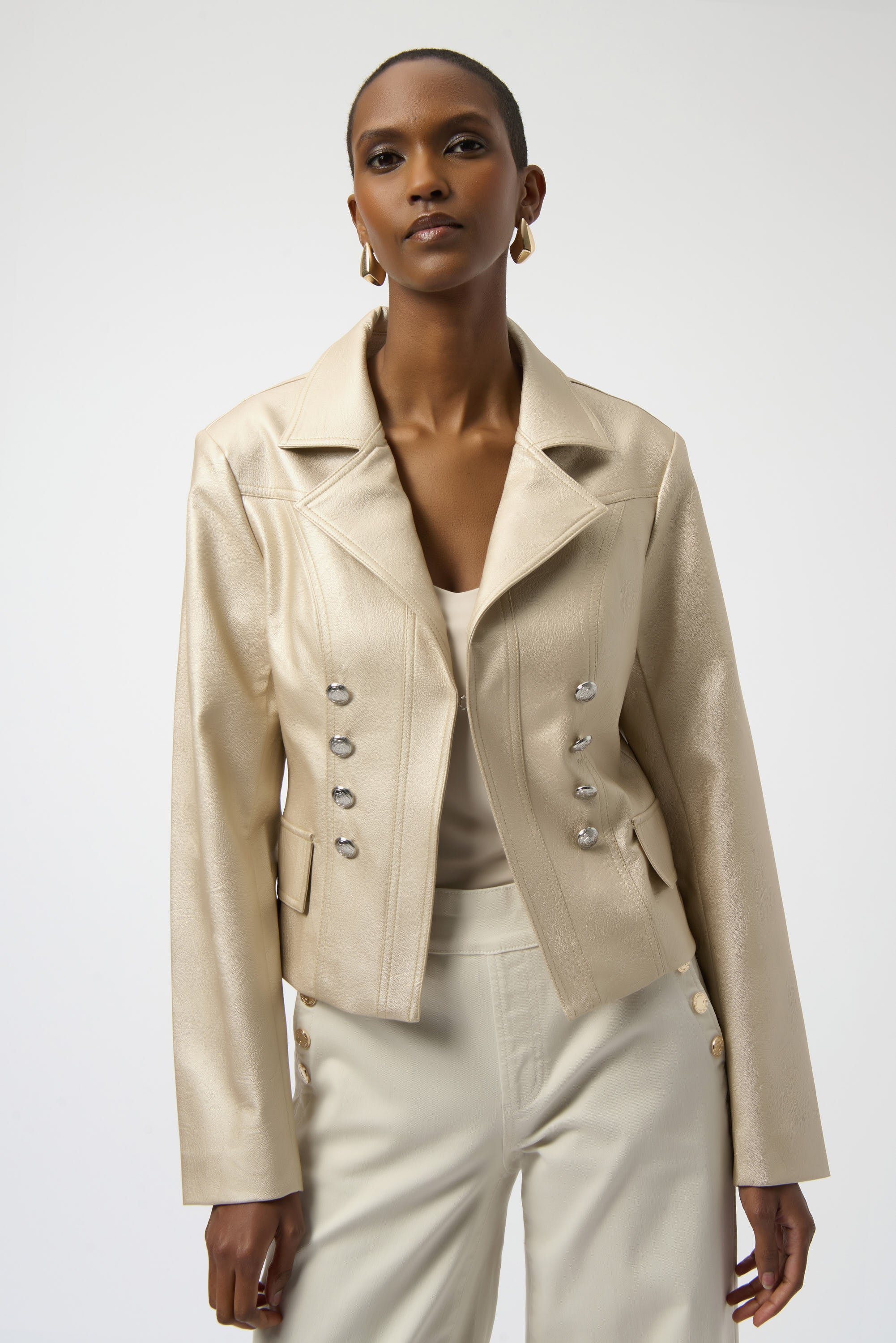 JOSEPH RIBKOFF JACKET STYLE 254925 COLOUR GOLD