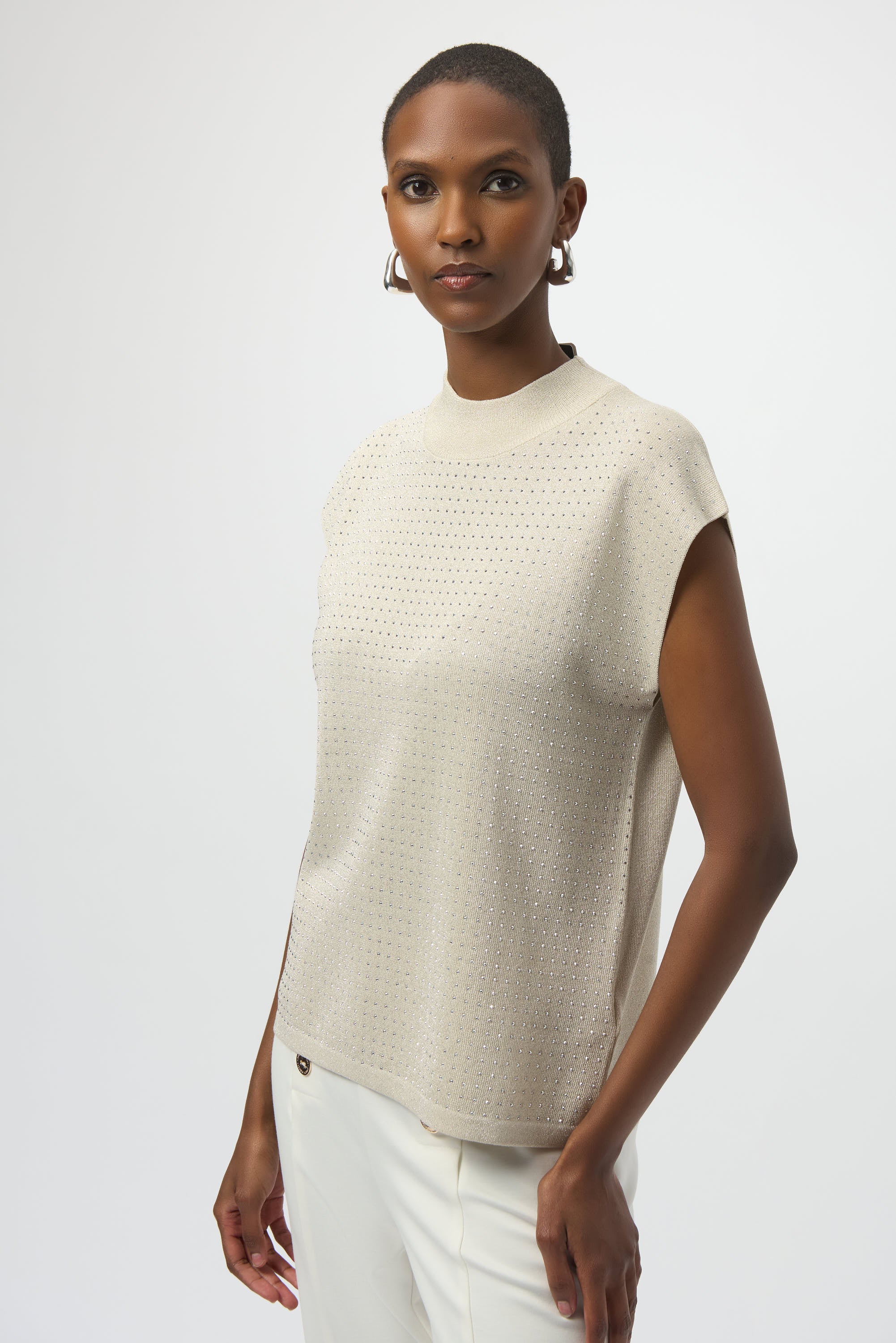 JOSEPH RIBKOFF TOP STYLE 254935 COLOUR BIRCH/SILVER