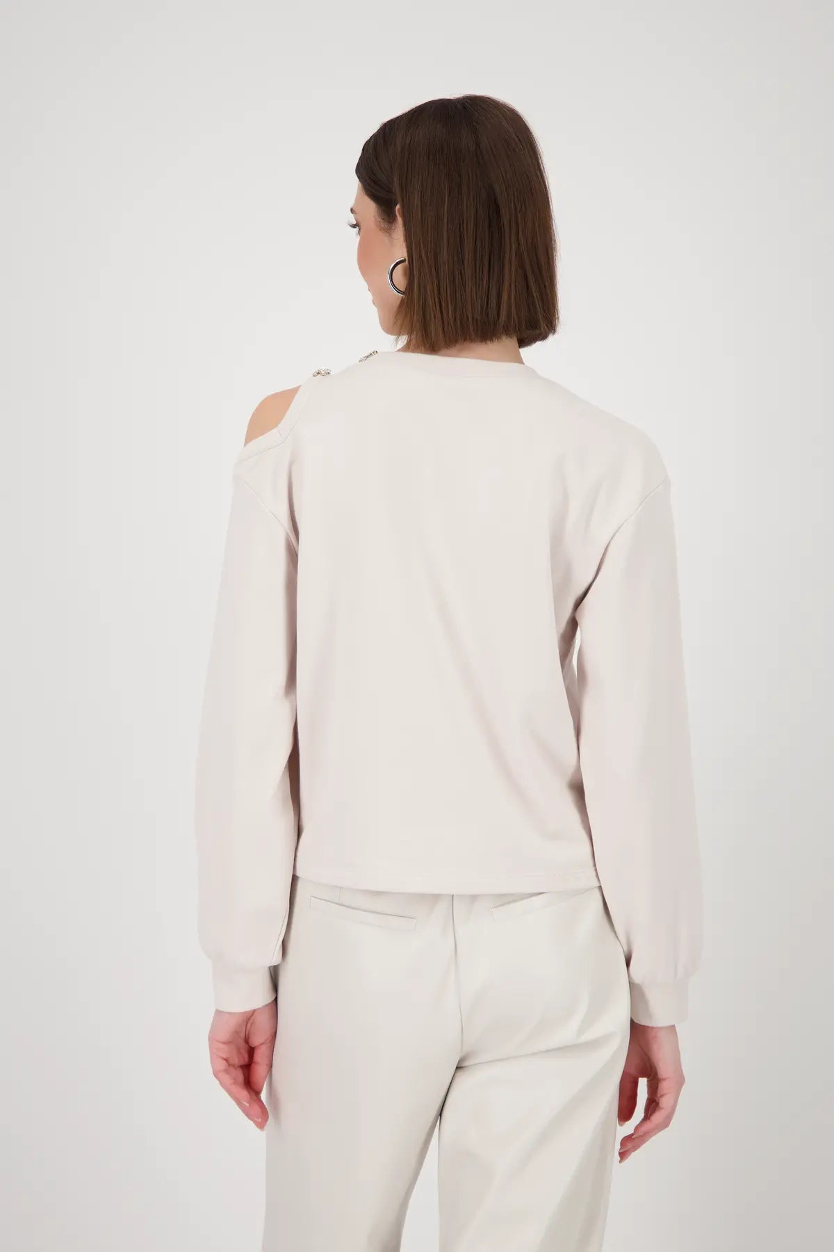 MONARI SWEATER STYLE 808817 COLOUR OAT MILK