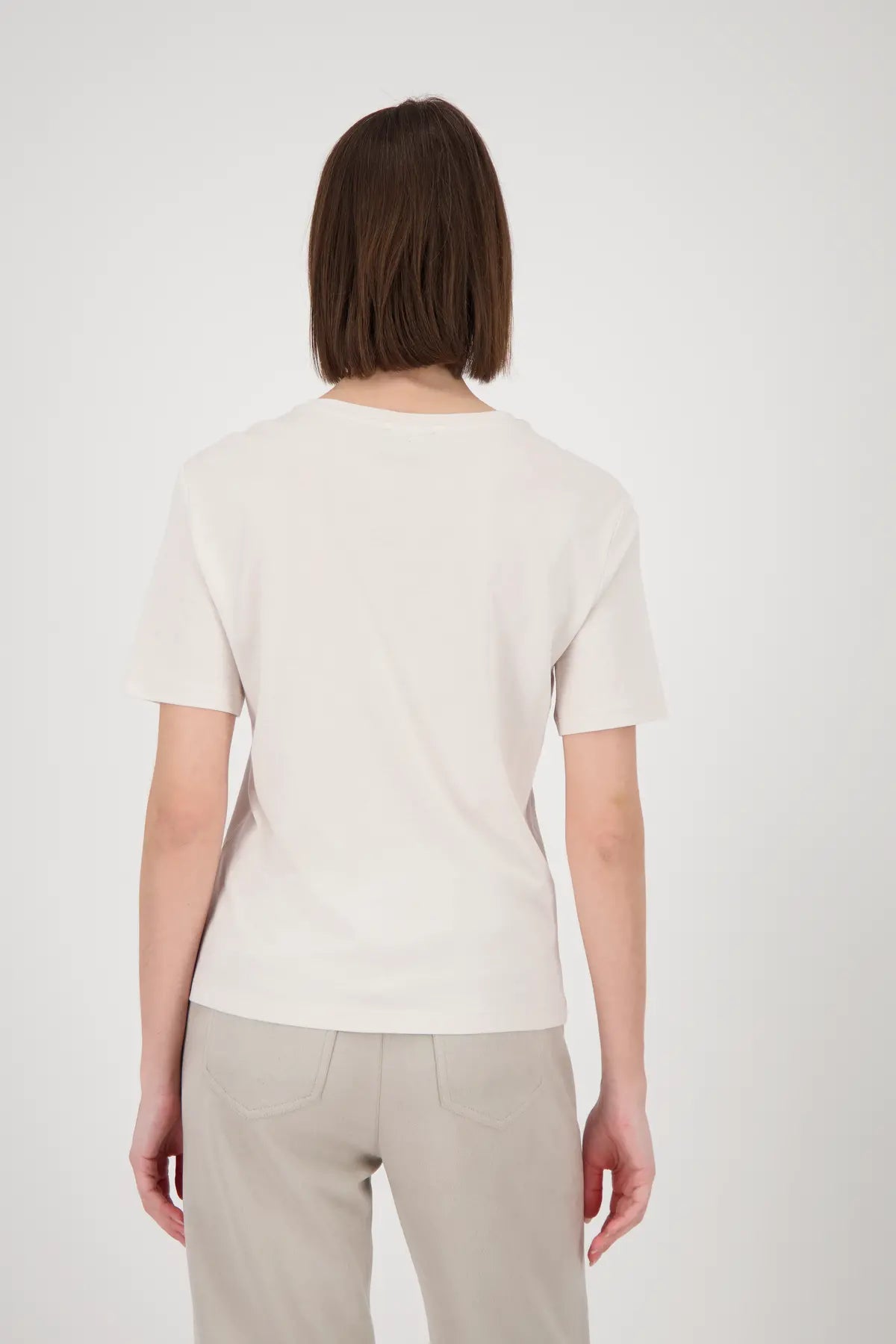 MONARI T-SHIRT STYLE 808934 COLOUR OAT MILK