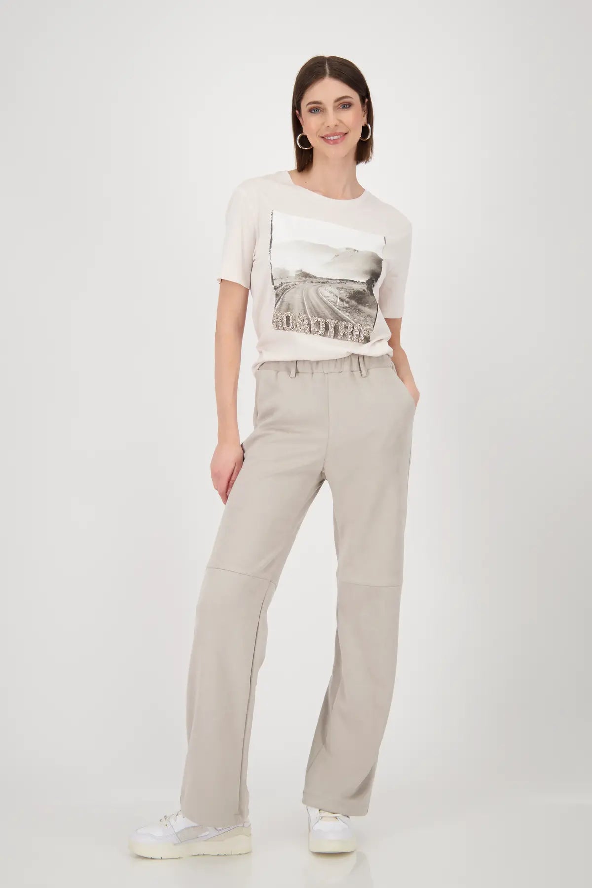 MONARI T-SHIRT STYLE 808934 COLOUR OAT MILK