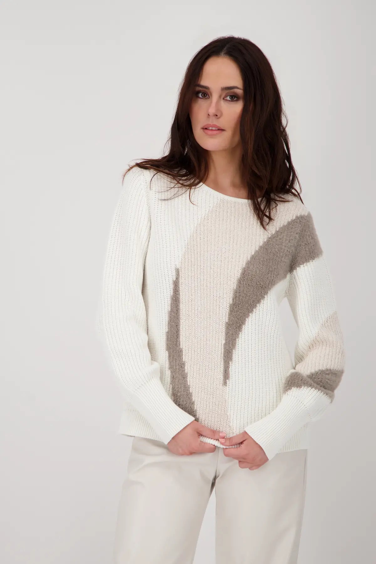 MONARI PULLOVER STYLE 808973 COLOUR OFF-WHITE