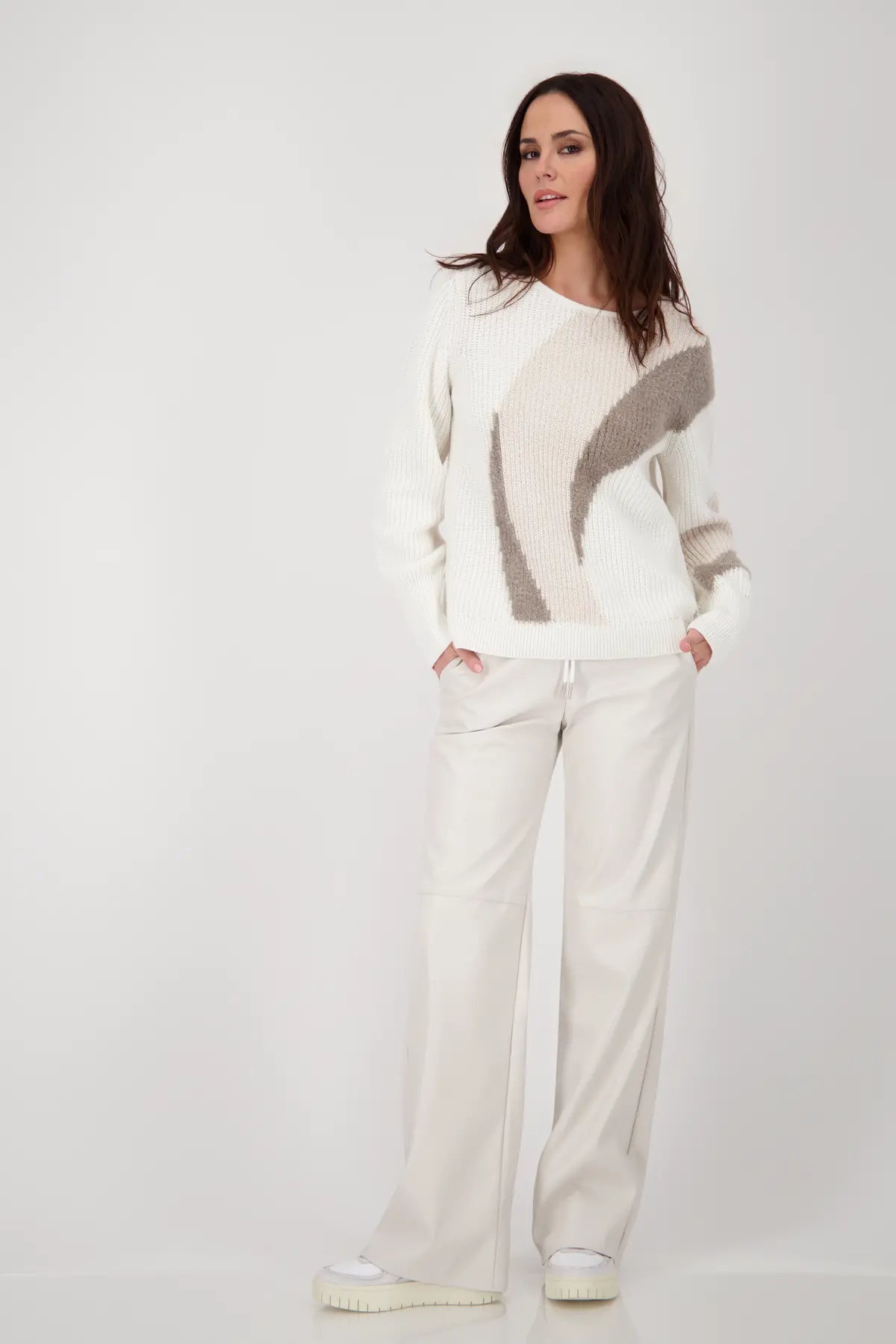 MONARI PULLOVER STYLE 808973 COLOUR OFF-WHITE