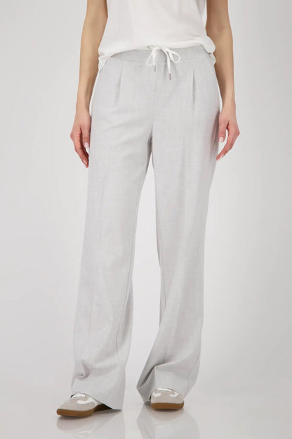 MONARI TROUSER STYLE 808751 COLOUR ASH GREY MELANGE