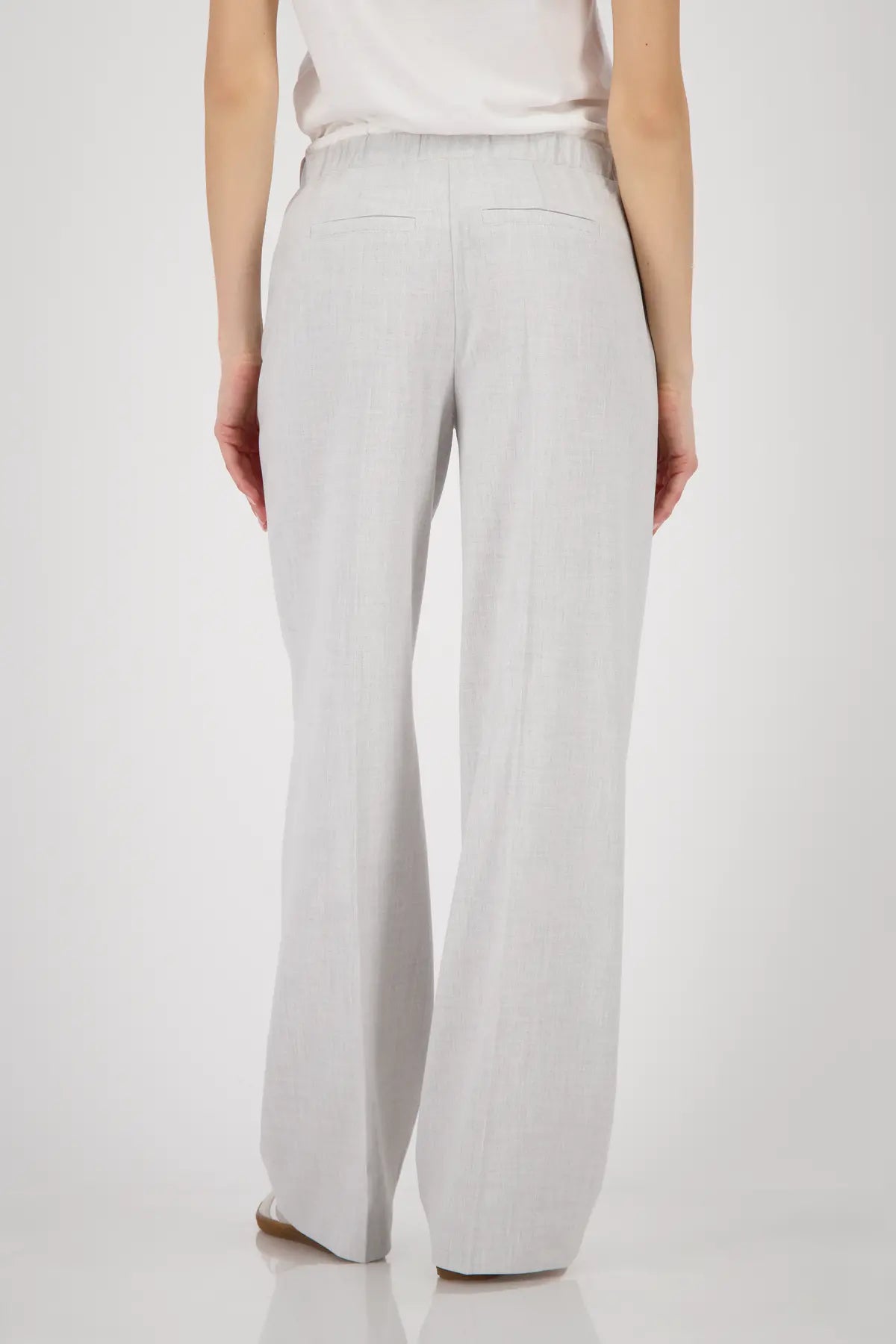 MONARI TROUSER STYLE 808751 COLOUR ASH GREY MELANGE