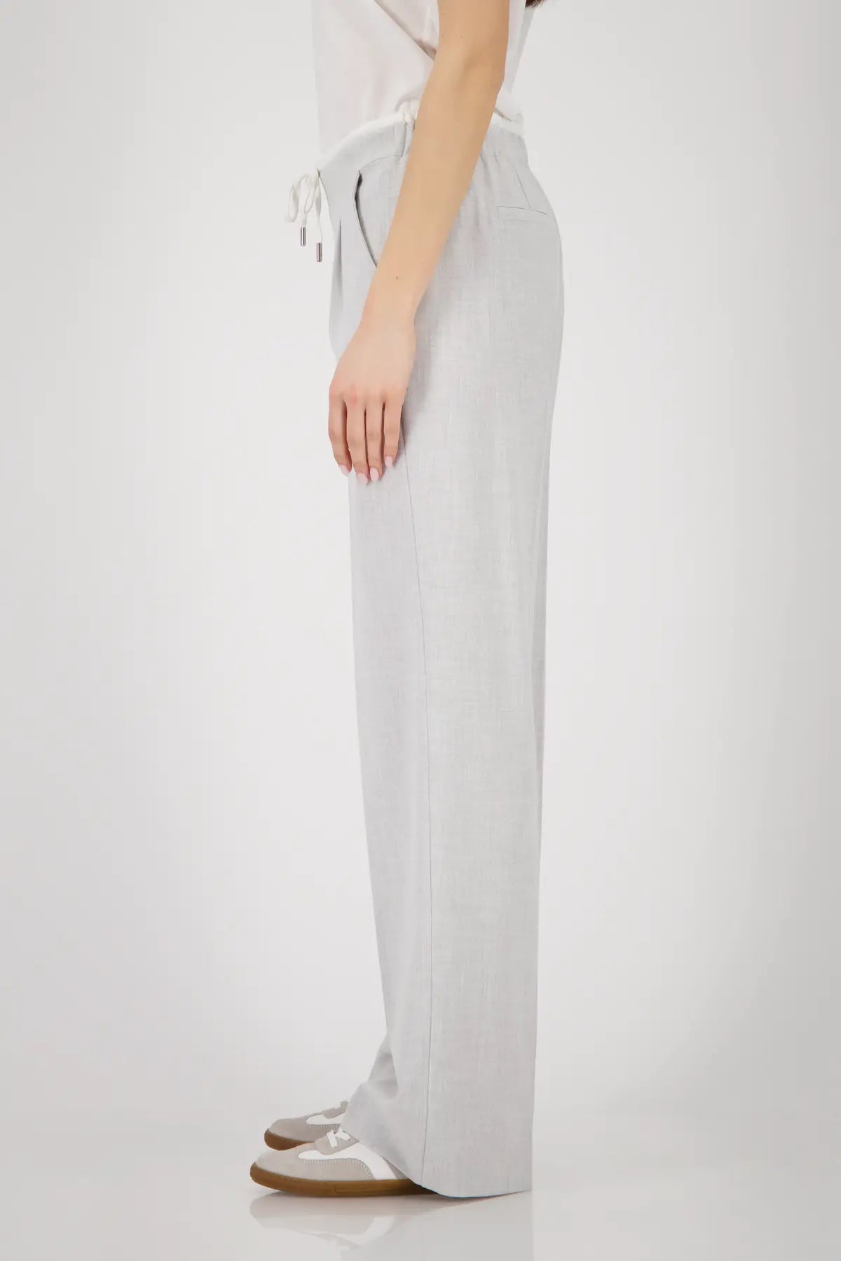 MONARI TROUSER STYLE 808751 COLOUR ASH GREY MELANGE