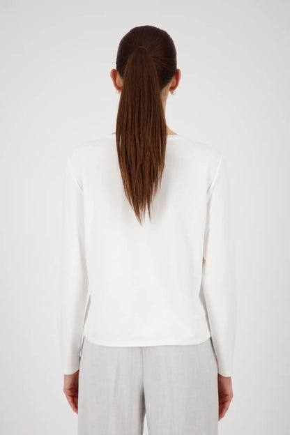 MONARI JERSEY BLOUSE STYLE 808839 COLOUR OFF-WHITE