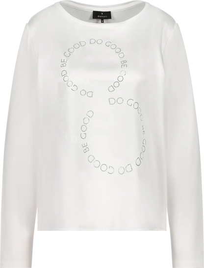 MONARI JERSEY BLOUSE STYLE 808839 COLOUR OFF-WHITE