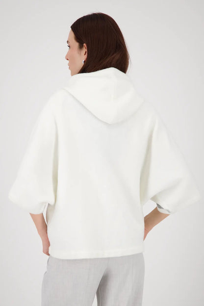 MONARI HOODED CARDIGAN STYLE 808916 COLOUR OFF-WHITE