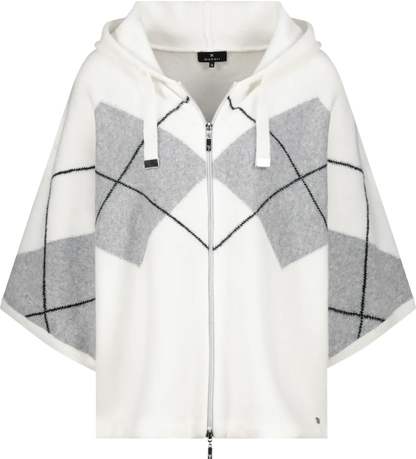 MONARI HOODED CARDIGAN STYLE 808916 COLOUR OFF-WHITE