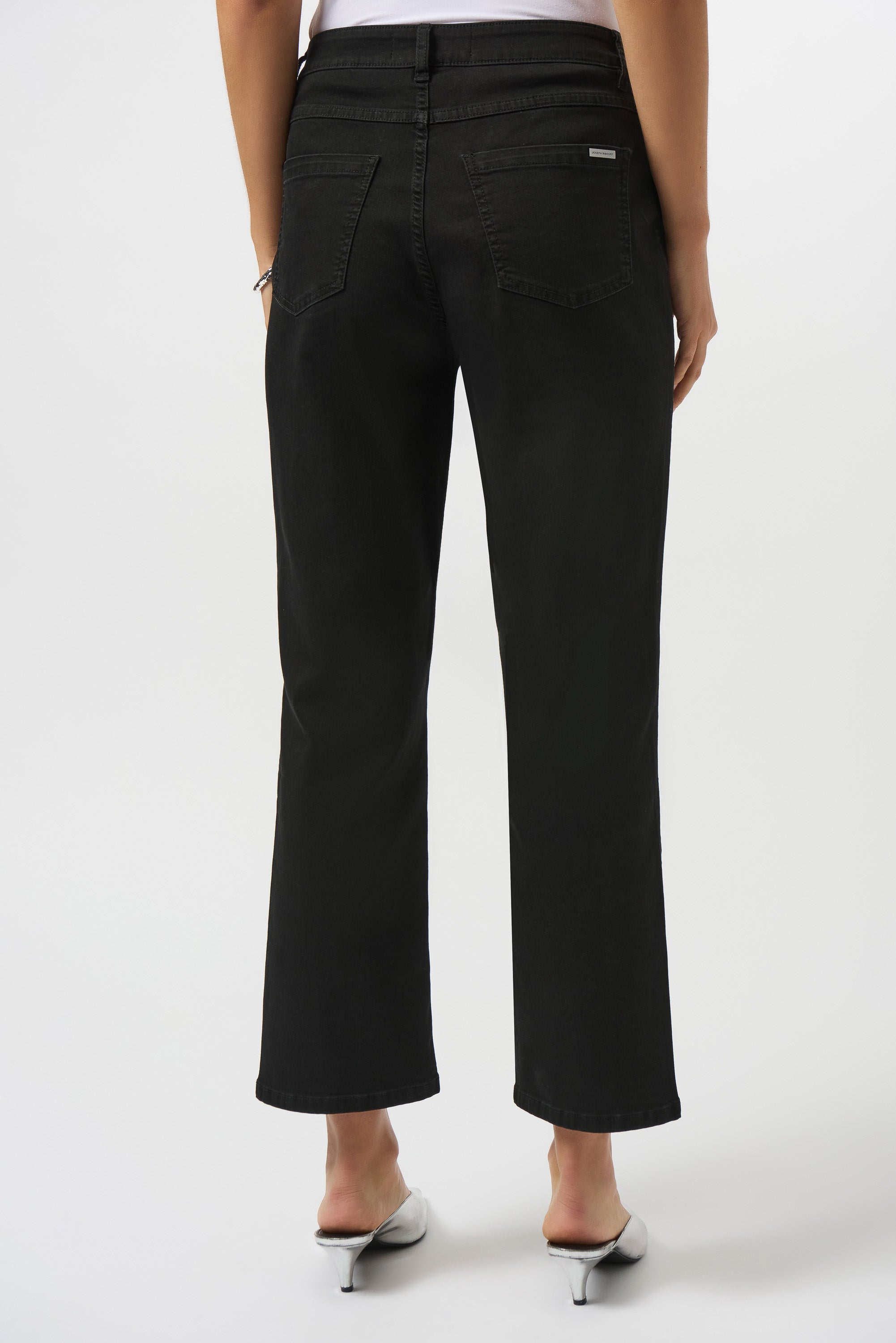 JOSEPH RIBKOFF MARGOT STRAIGHT LEG STRETCH JEANS STYLE 252926B25 COLOUR BLACK