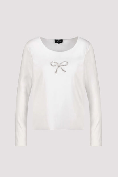 MONARI LONG SLEEVE  T-SHIRT STYLE 808841 COLOUR OFF-WHITE