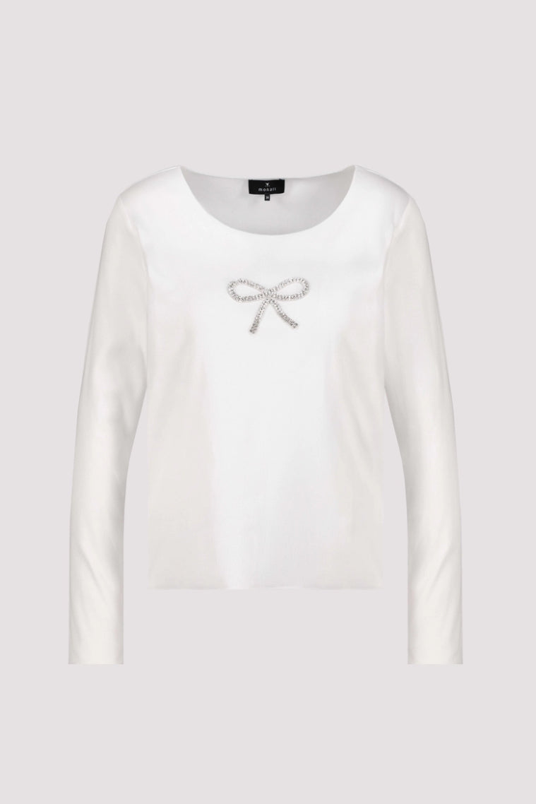 MONARI LONG SLEEVE  T-SHIRT STYLE 808841 COLOUR OFF-WHITE