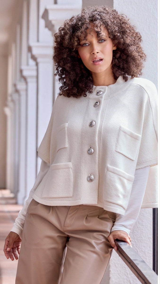 MONARI KNITTED JACKET STYLE 808958 COLOUR CASHMERE