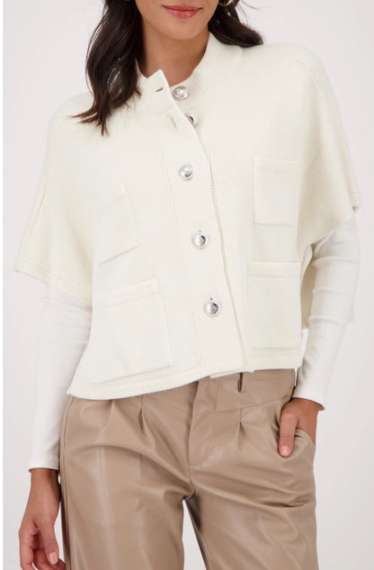 MONARI KNITTED JACKET STYLE 808958 COLOUR CASHMERE