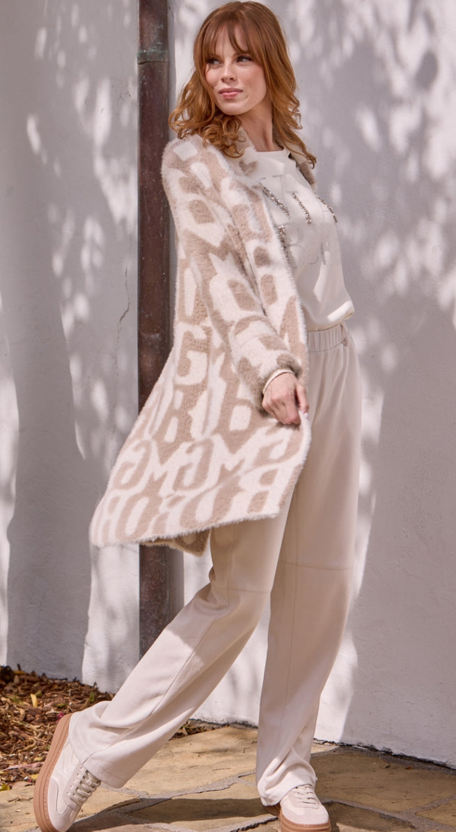 MONARI JACKET STYLE 809088 COLOUR TRUFFLE PATTERN