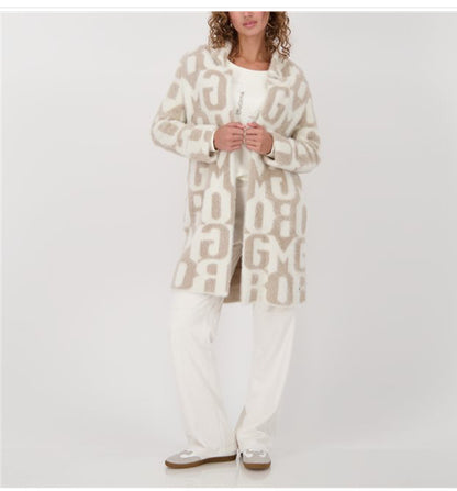 MONARI JACKET STYLE 809088 COLOUR TRUFFLE PATTERN