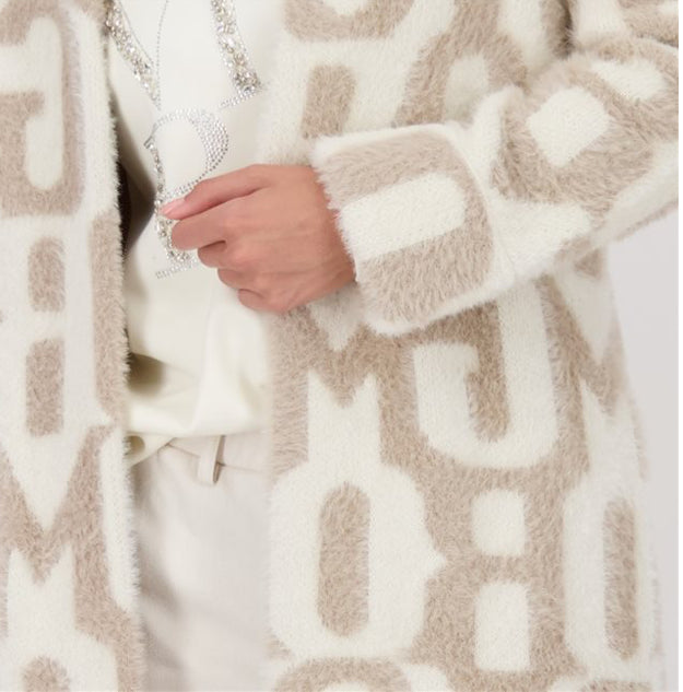 MONARI JACKET STYLE 809088 COLOUR TRUFFLE PATTERN