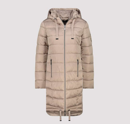 MONARI QUILTED COAT STYLE 809127 COLOUR TRUFFLE