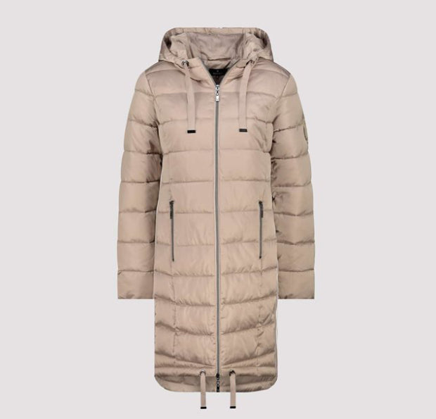 MONARI QUILTED COAT STYLE 809127 COLOUR TRUFFLE