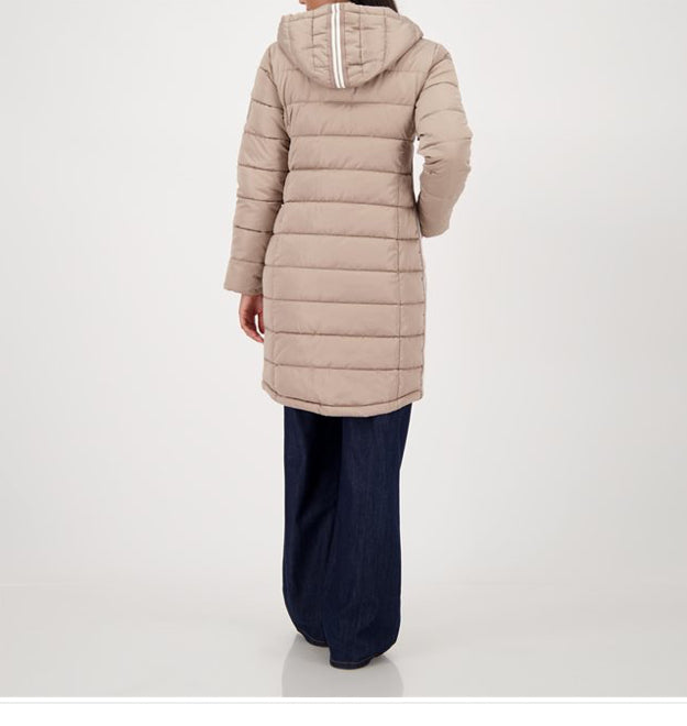 MONARI QUILTED COAT STYLE 809127 COLOUR TRUFFLE