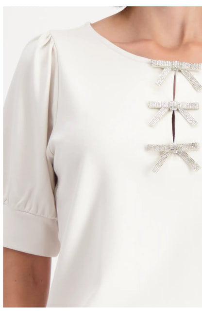 MONARI  TOP STYLE 809413 COLOUR ALMOND