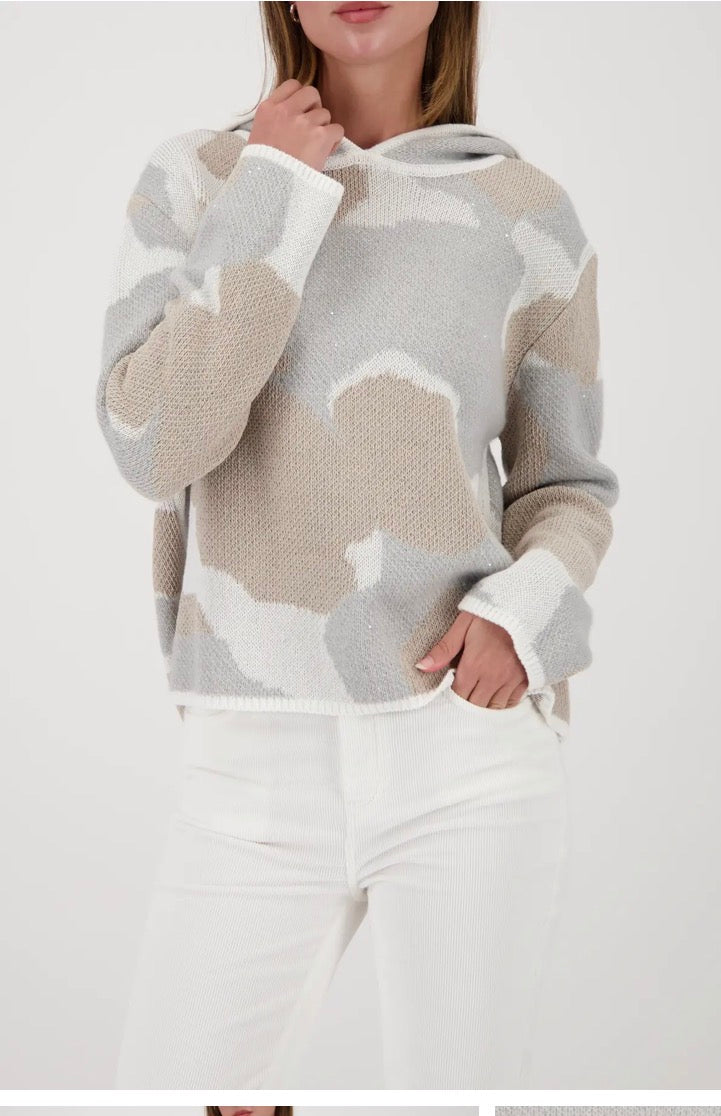MONARI HOODED SWEATER STYLE 809639 COLOUR MULTI