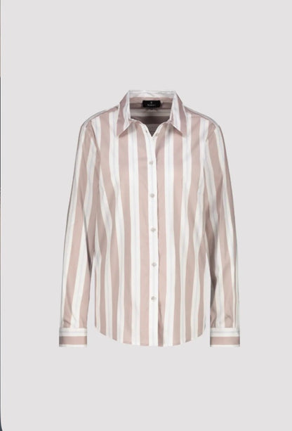 MONARI STRIPED SHIRT STYLE 809634 COLOUR LATTEMACCHIATO PATTERN