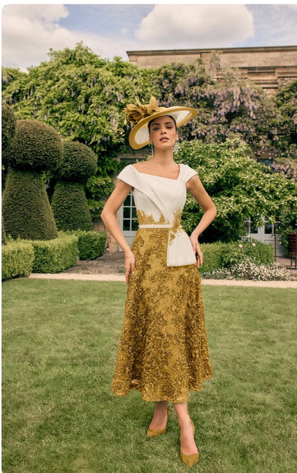 VENI INFANTINO DRESS STYLE 992760 COLOUR IVORY/ANTIQUEGO