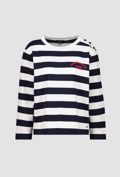 MONARI SWEATER STYLE 410080 COLOUR MARINE STRIPED