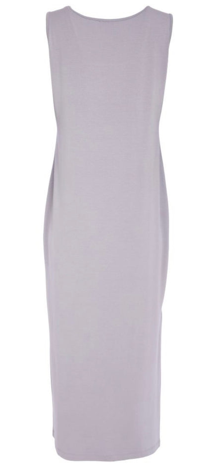 NAYA JERSEY DRESS STYLE NAS26114 COLOUR DOVE GREY