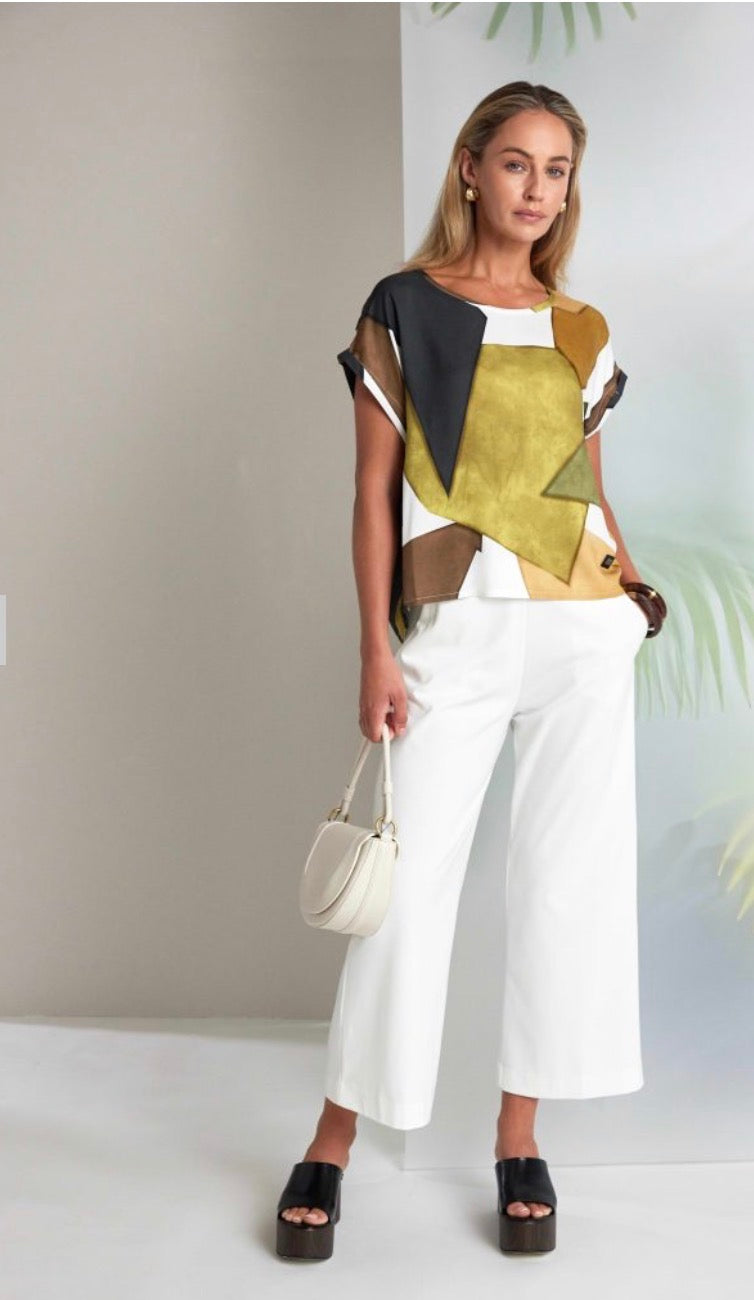 NAYA GRAPHIC TOP STYLE NAS26150 COLOUR MULTI