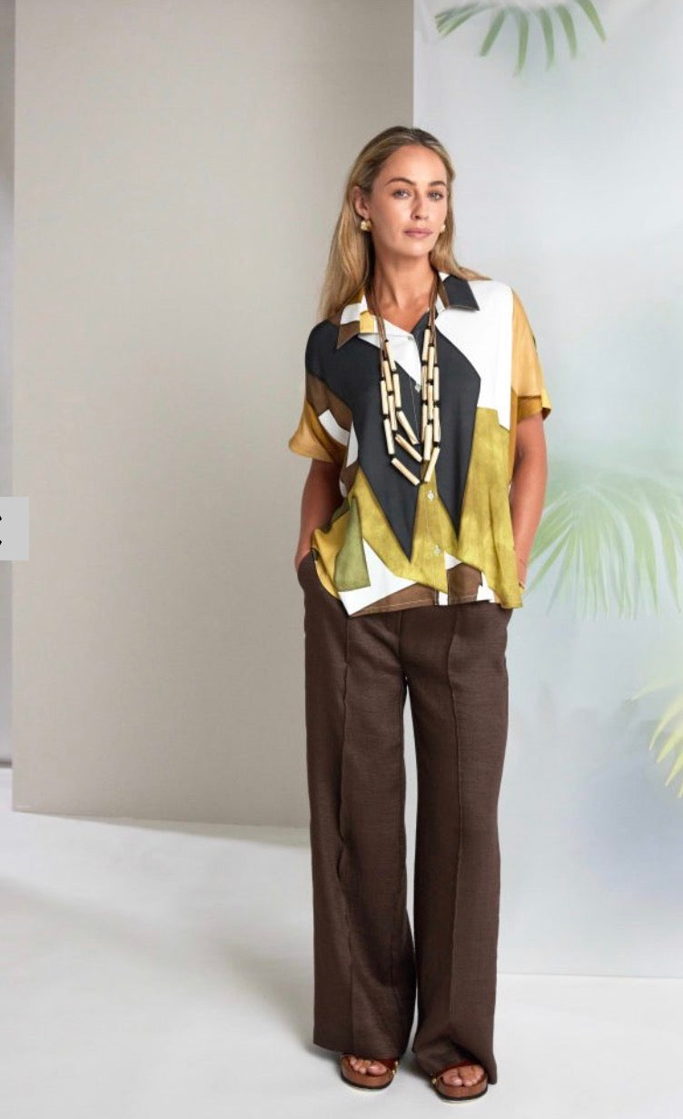 NAYA GRAPHIC TOP STYKE NAS26152 COLOUR MULTI