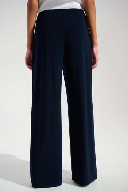 JOSEPH RIBKOFF WIDE LEG PANT STYLE 221340S26 COLOUR MIDNIGHT BLUE