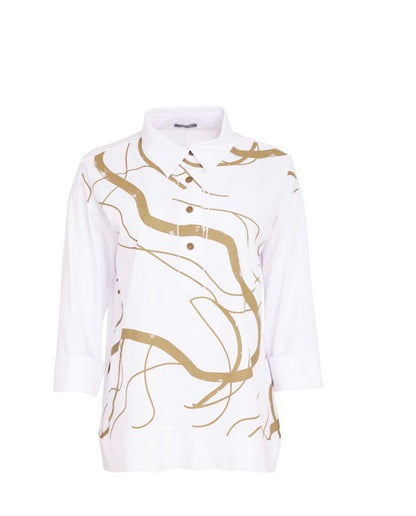 NAYA SHIRT STYLE NAS26215 COLOUR WHITE TAN