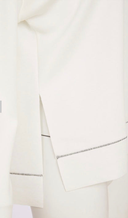 NAYA SWEATSHIRT  STYLE NAS26228 COLOUR BLACK/OFF WHITE