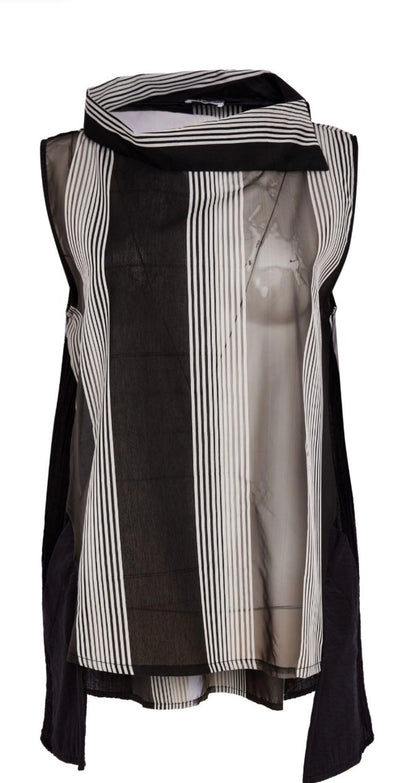 NAYA TOP STYLE NAS26257 COLOUR BLACK/WHITE