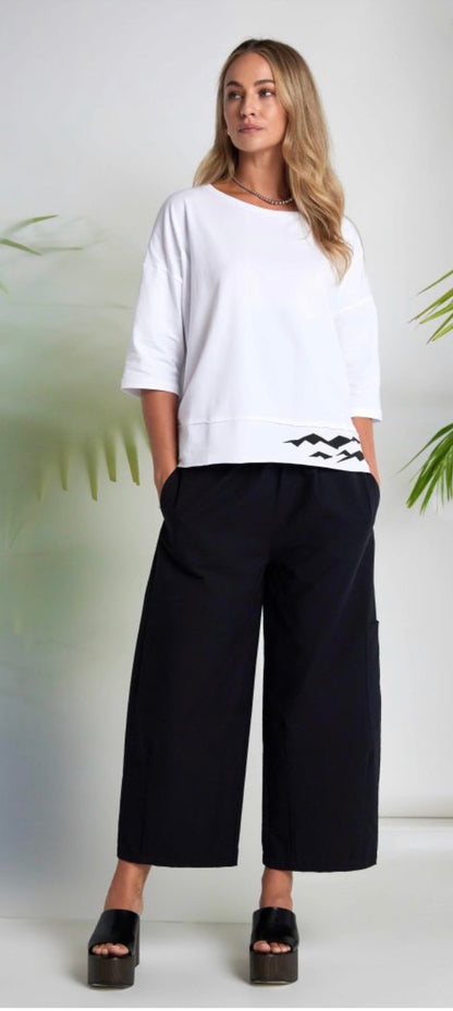 NAYA SHAPED TROUSER STYLE NAS26260 COLOUR BLACK