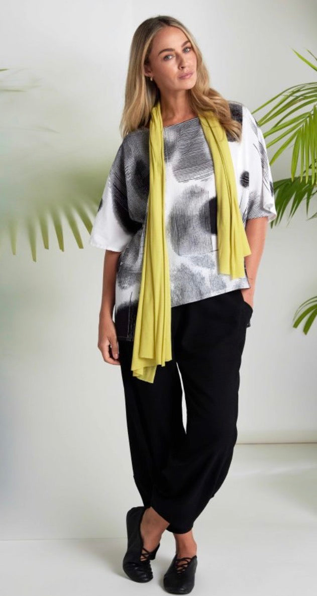 NAYA SPOT TOP STYLE NAS26311 COLOUR WHITE/BLACK