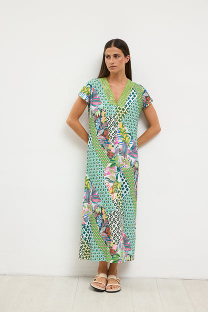 TINTA MAXI DRESS STYLE MADELINE COLOUR MULTI