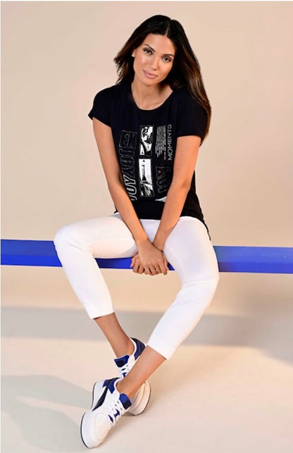 I'CONA T-SHIRT STYLE 64394 COLOUR NAVY