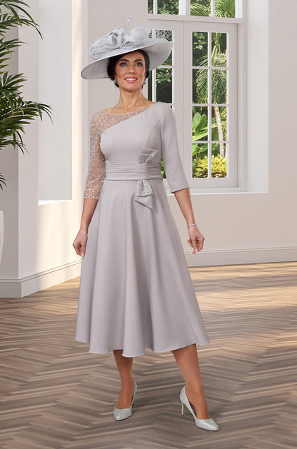 VEROMIA DRESS STYLE VO1619 COLOUR SILVER