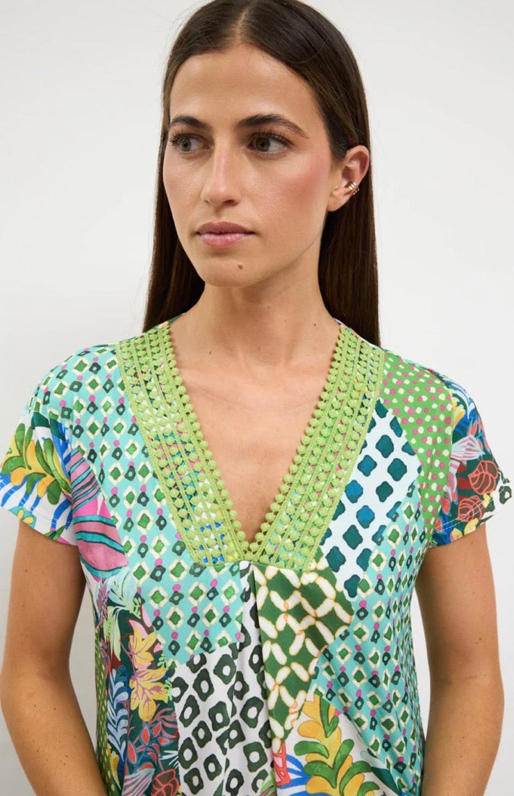 TINTA MAXI DRESS STYLE MADELINE COLOUR MULTI