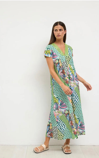 TINTA MAXI DRESS STYLE MADELINE COLOUR MULTI